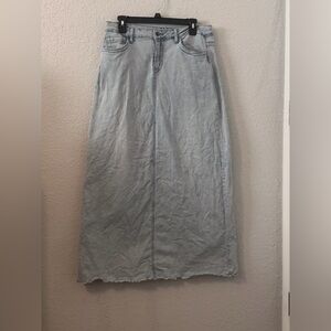 The Main Street Exchange Denim Maxi Skirt size 10